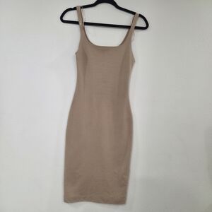 Zara Tan Midi Dress